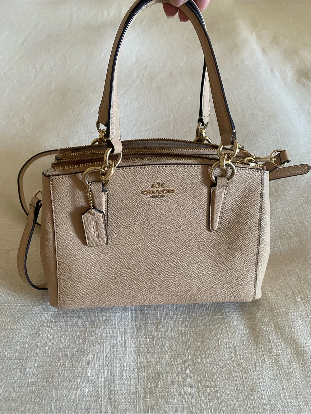Coach Leather Mini Christie Carryall